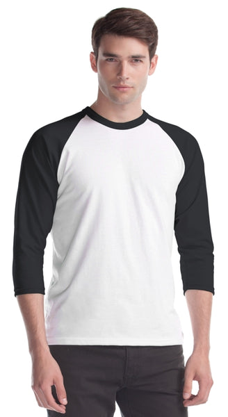 Adult 3/4 Raglan Baseball T-Shirt