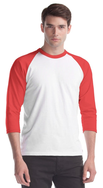 Plus 3/4 Raglan Baseball T-Shirt