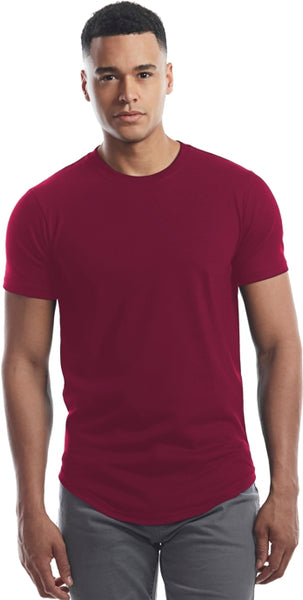 Adult Unisex Scoop Bottom T-Shirt - Heavyweight Jersey