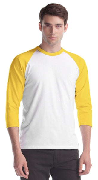Adult 3/4 Raglan Baseball T-Shirt