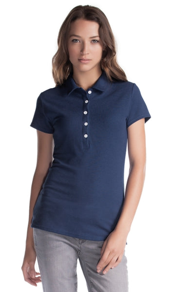 Adult Ladies Bamboo Pique Polo