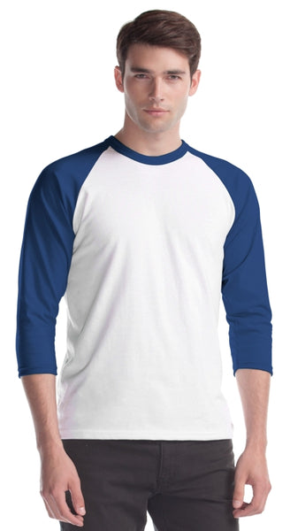 Adult 3/4 Raglan Baseball T-Shirt