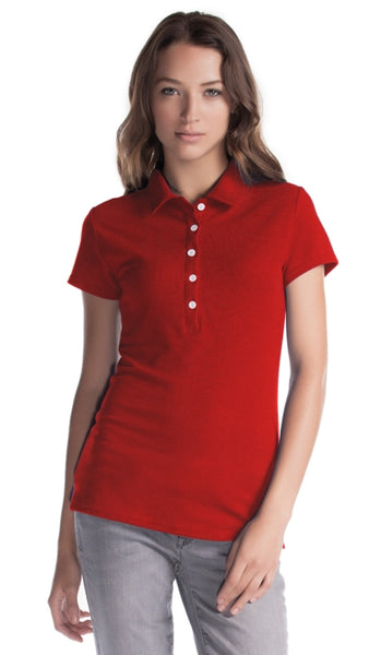 Adult Ladies Bamboo Pique Polo