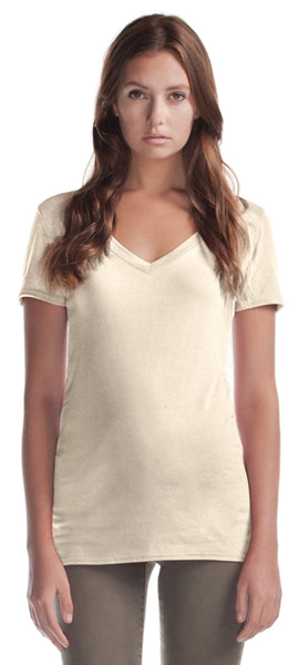 Adult Relaxed Fit V-Neck Bamboo T
