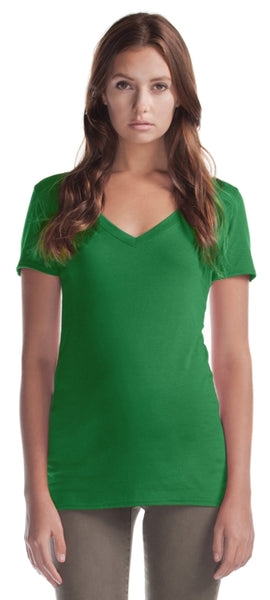 Adult Relaxed Fit V-Neck Bamboo T