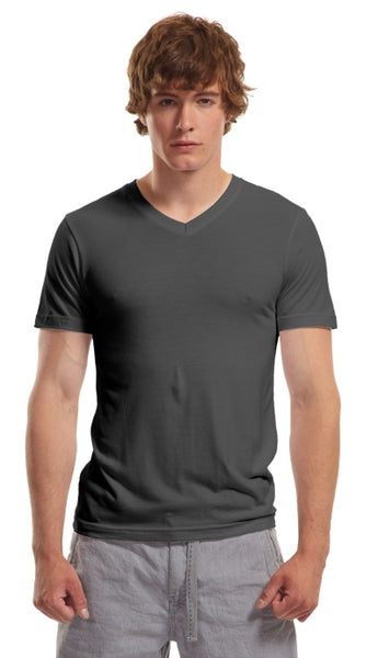 Adult Bamboo Slim Fit V-Neck T-Shirt