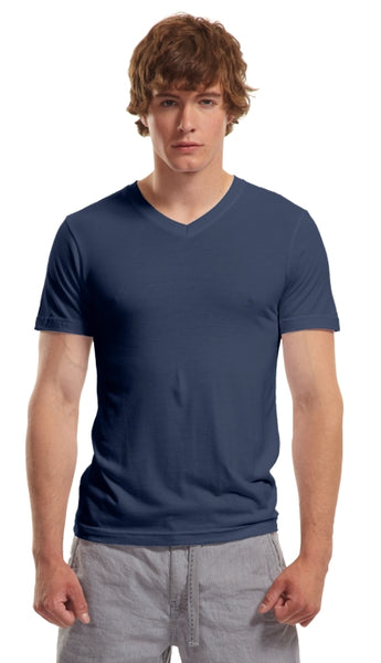 Adult Bamboo Slim Fit V-Neck T-Shirt