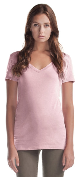 Adult Relaxed Fit V-Neck Bamboo T