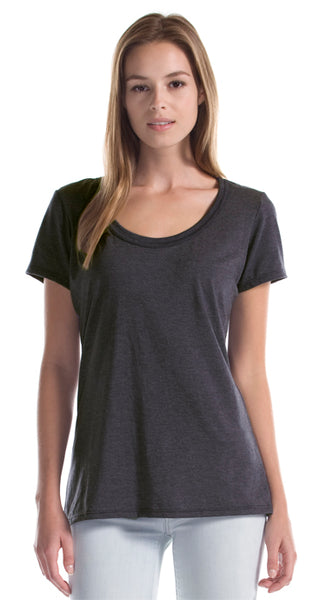 Adult Ladies Bamboo Tri-Blend Flowy T-Shirt