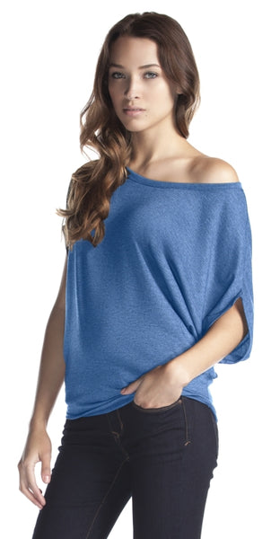 Adult Bamboo Tri-Blend Dolman T-Shirt