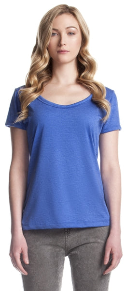 Adult Ladies Bamboo Tri-Blend Flowy T-Shirt
