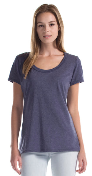 Adult Ladies Bamboo Tri-Blend Flowy T-Shirt