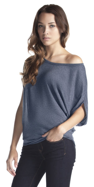 Adult Bamboo Tri-Blend Dolman T-Shirt