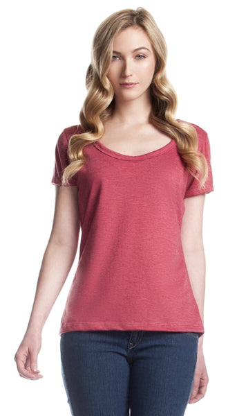 Adult Ladies Bamboo Tri-Blend Flowy T-Shirt