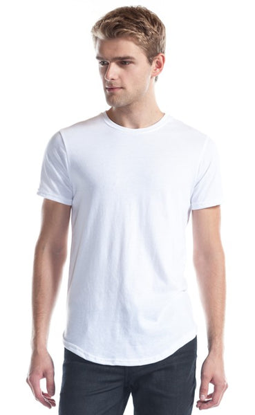 Adult Men's Scoop Bottom T-Shirt