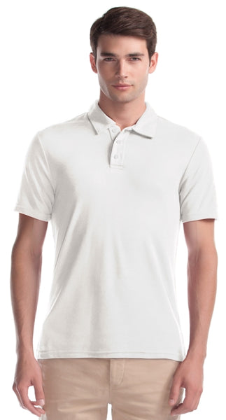 Plus Men's Bamboo Pique Polo